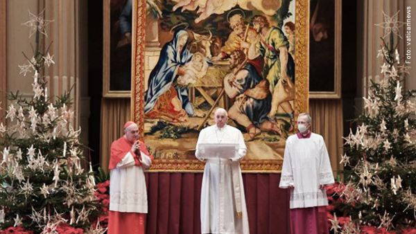 A oração do Papa Francisco na Missa do Natal - LêAqui